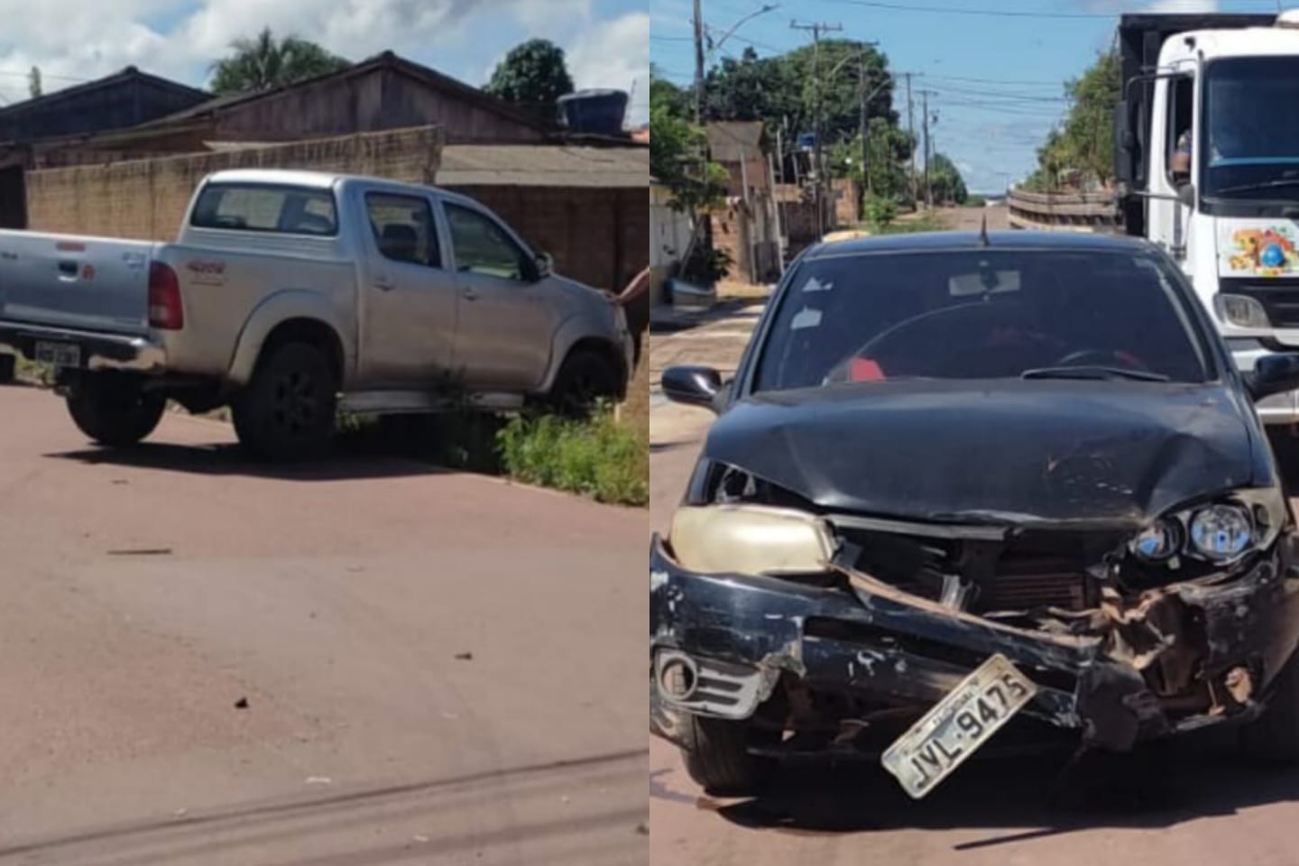 Motorista invade preferencial e provoca acidente no sudoeste do Pará