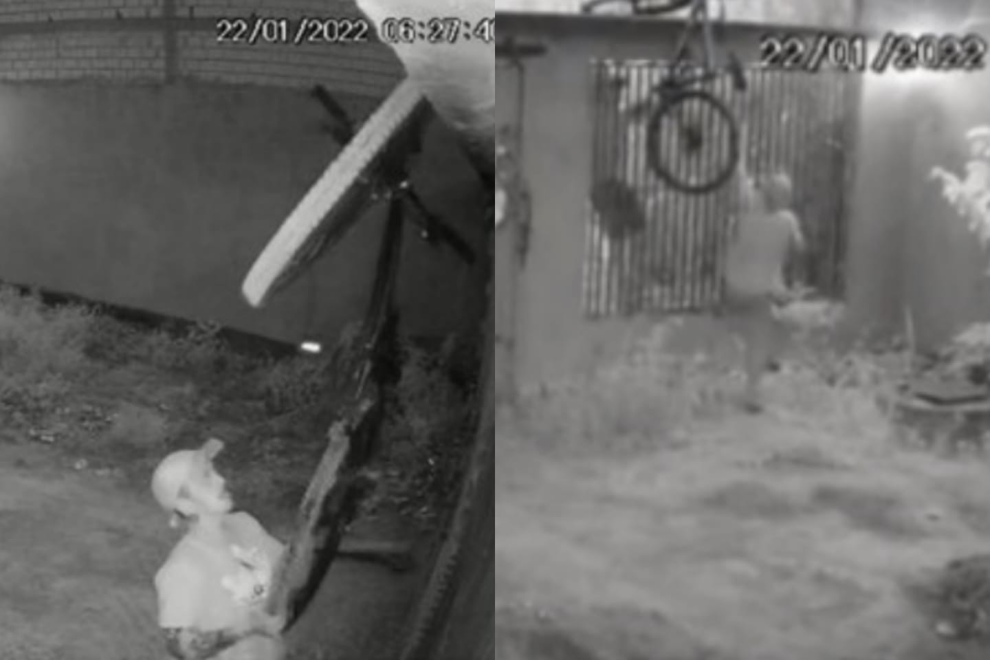 VÍDEO: Homem invade residência e furta bicicleta no Pará