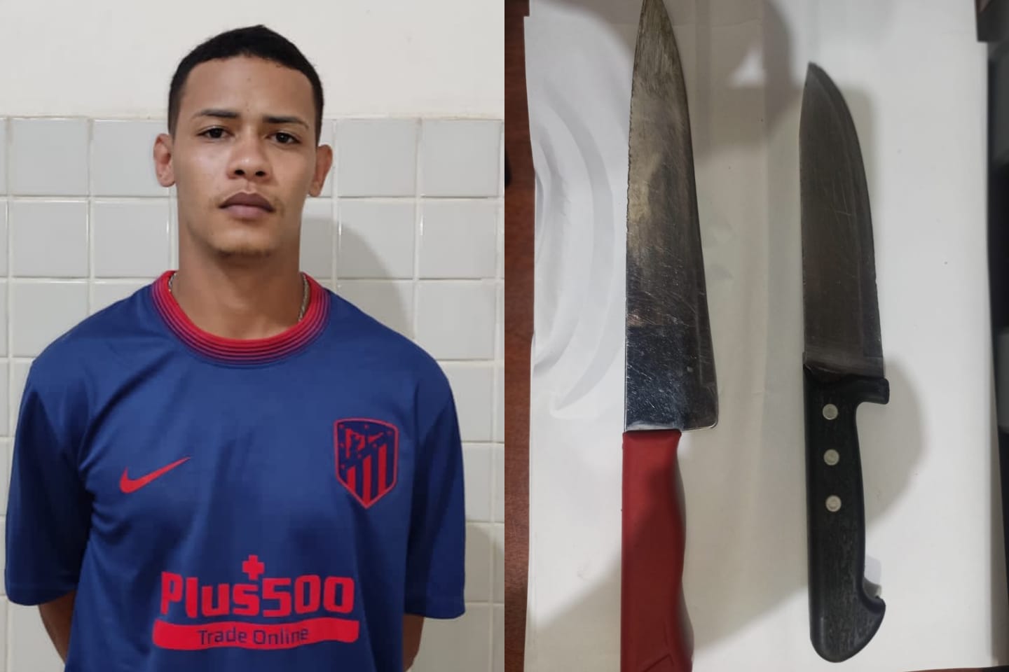 Dupla armada com facas tenta assaltar dona de lanchonete em Itupiranga