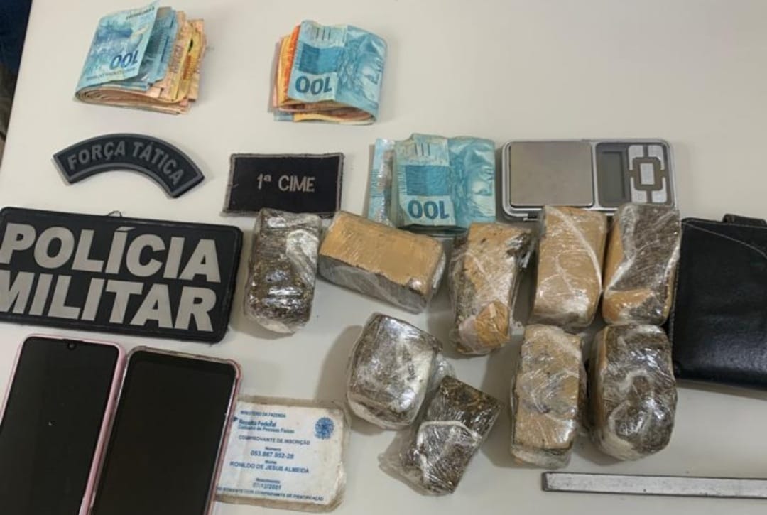 PM captura trio e apreende droga e dinheiro em “boca de fumo” de Marabá