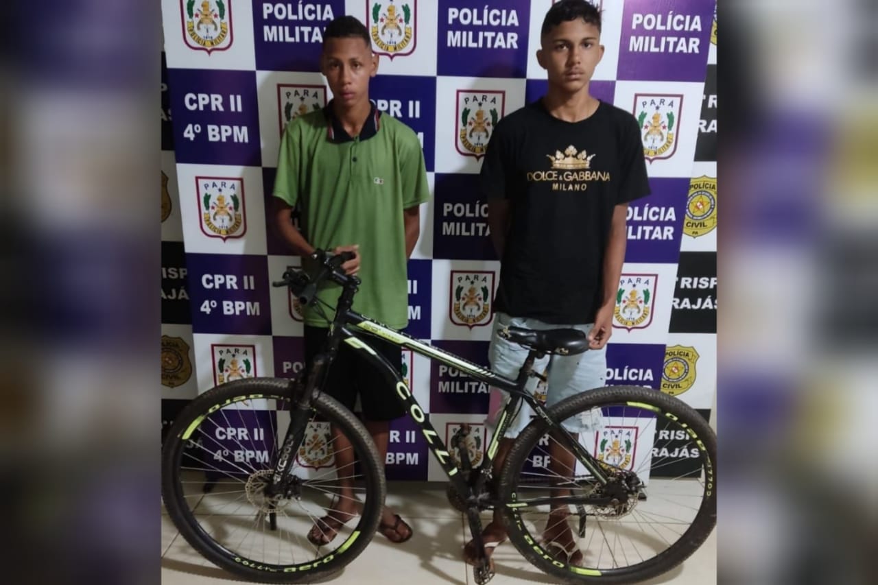 Dupla é presa com bicicleta furtada na Nova Marabá