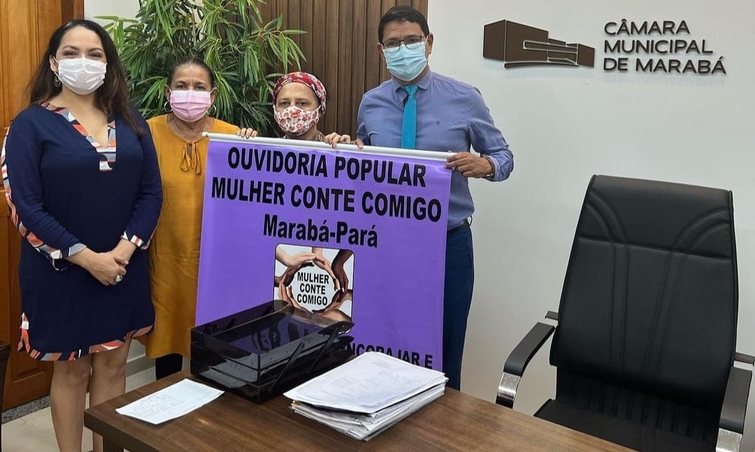 Câmara recebe coordenação da “Ouvidoria Popular Mulher Conte Comigo” em Marabá