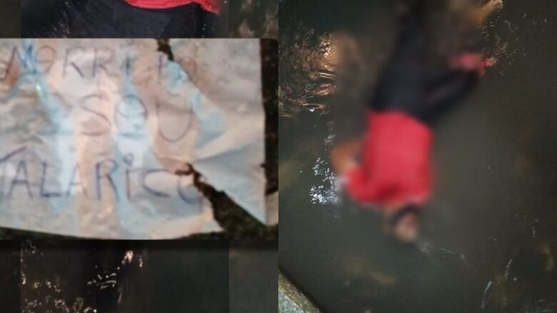 Homem é assassinado e criminoso deixa bilhete ao lado do corpo: ‘morri porque sou talarico’