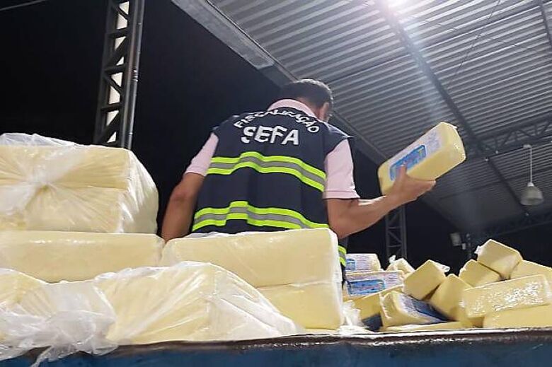 Fiscalização apreende mais de 18 toneladas de queijo muçarela em Marabá
