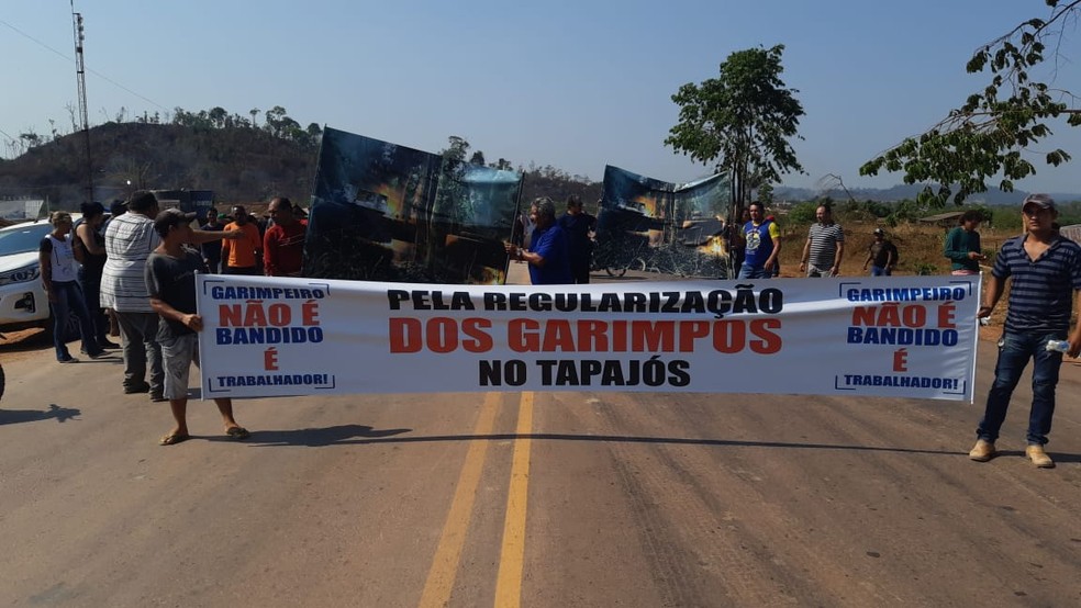 Garimpeiros prometem interditar BR-163 no oeste do Pará