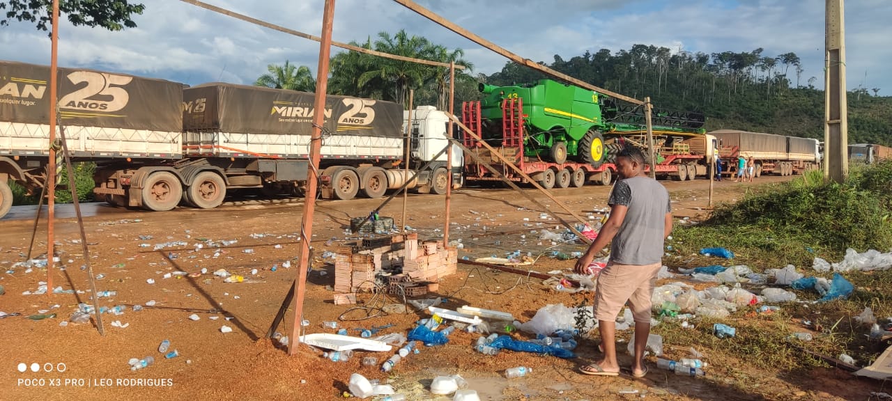 Justiça determina desbloqueio da BR-163 por garimpeiros
