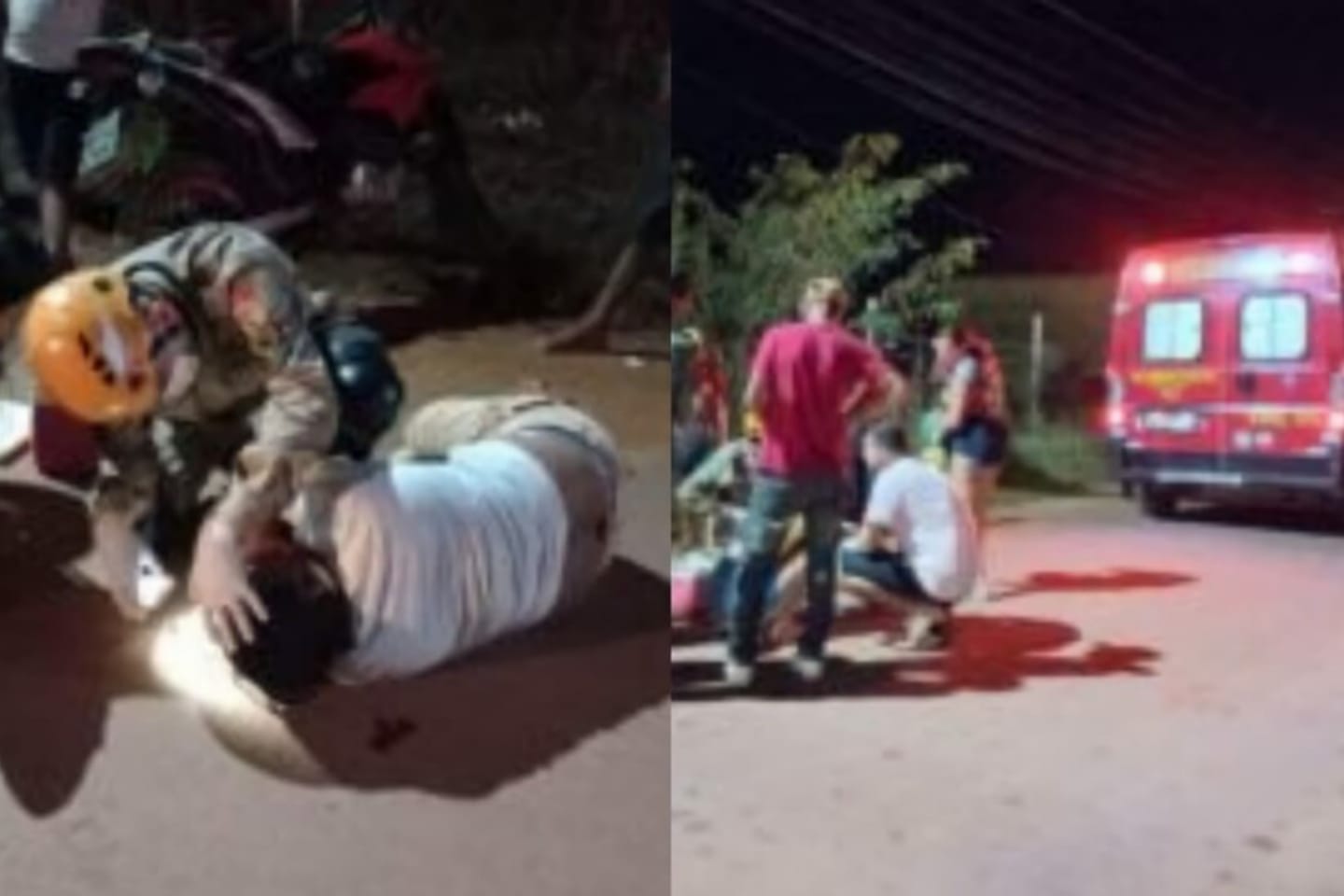 Motociclista alcoolizado atropela pai e filho no interior do Pará
