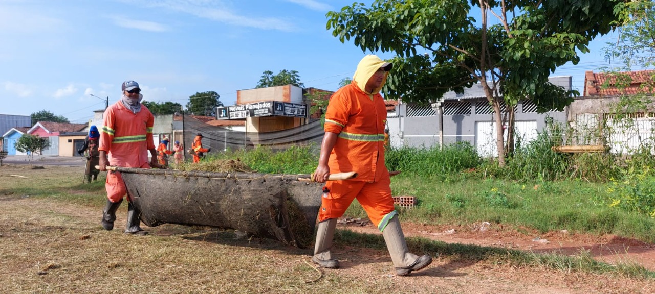 Prefeitura de Marabá intensifica limpeza em todos os núcleos da cidade