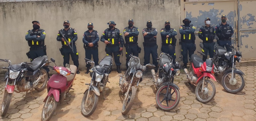 Operação policial apreende 11 motocicletas roubadas no sudeste do Pará