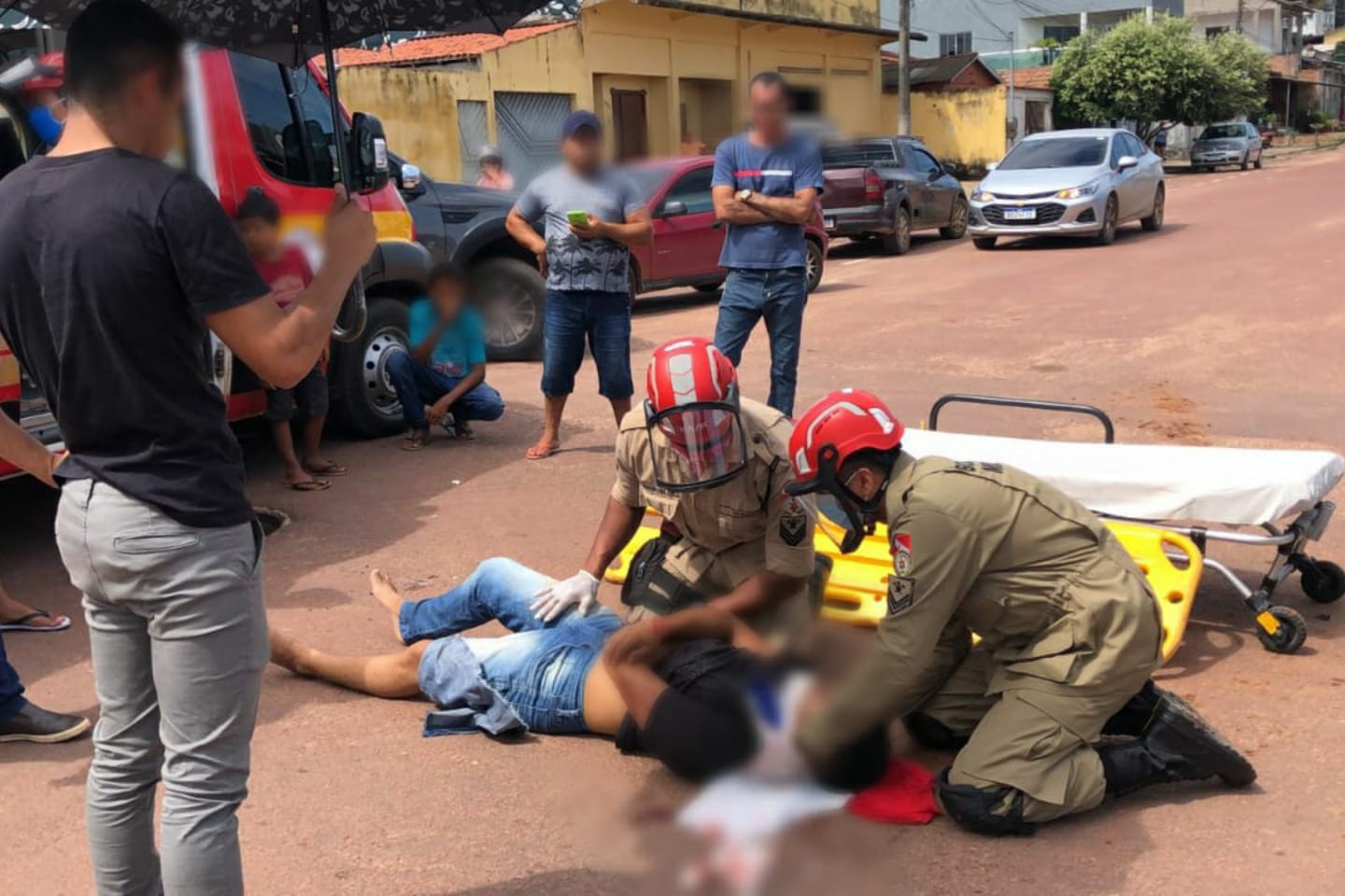 Colisão entre caminhonete e motocicleta deixa homem ferido no Pará
