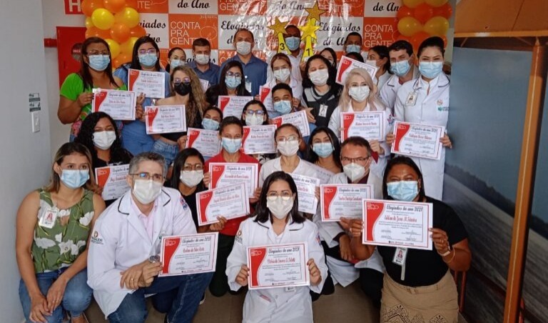 Profissionais elogiados por pacientes ganham homenagem no Regional de Marabá