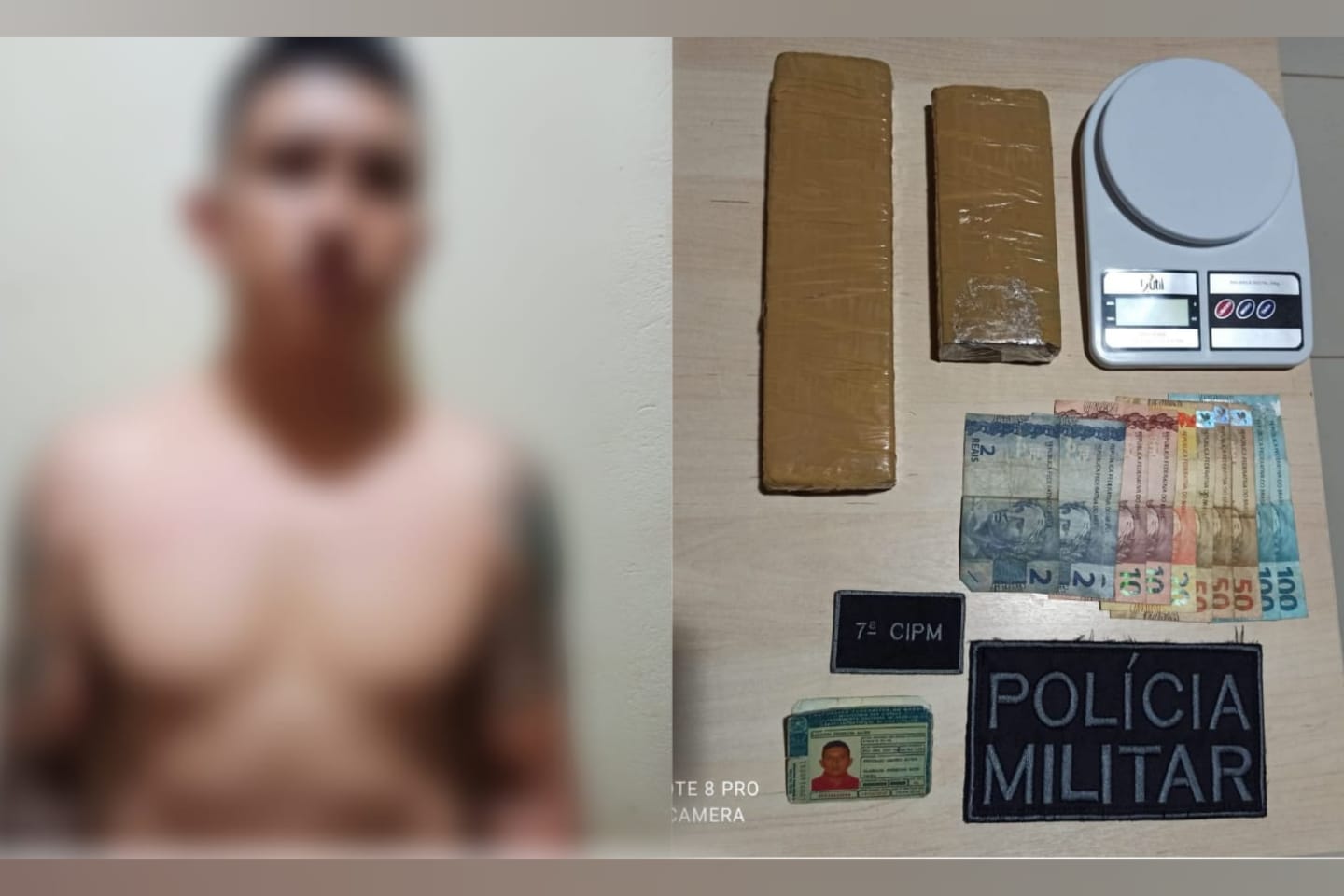 Integrante de facção criminosa é preso com drogas no Pará