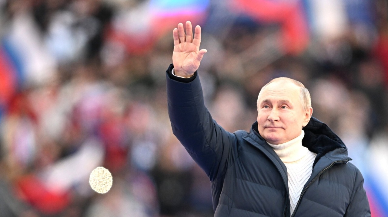 Em meio à guerra, aprovação de Putin dispara e atinge o maior nível em mais de quatro anos