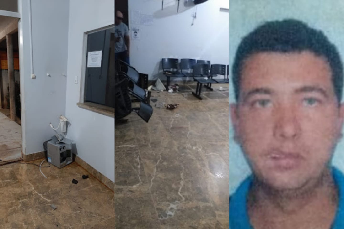 Homem quebra recepção de hospital e tenta agredir vigia e policiais no sul do Pará