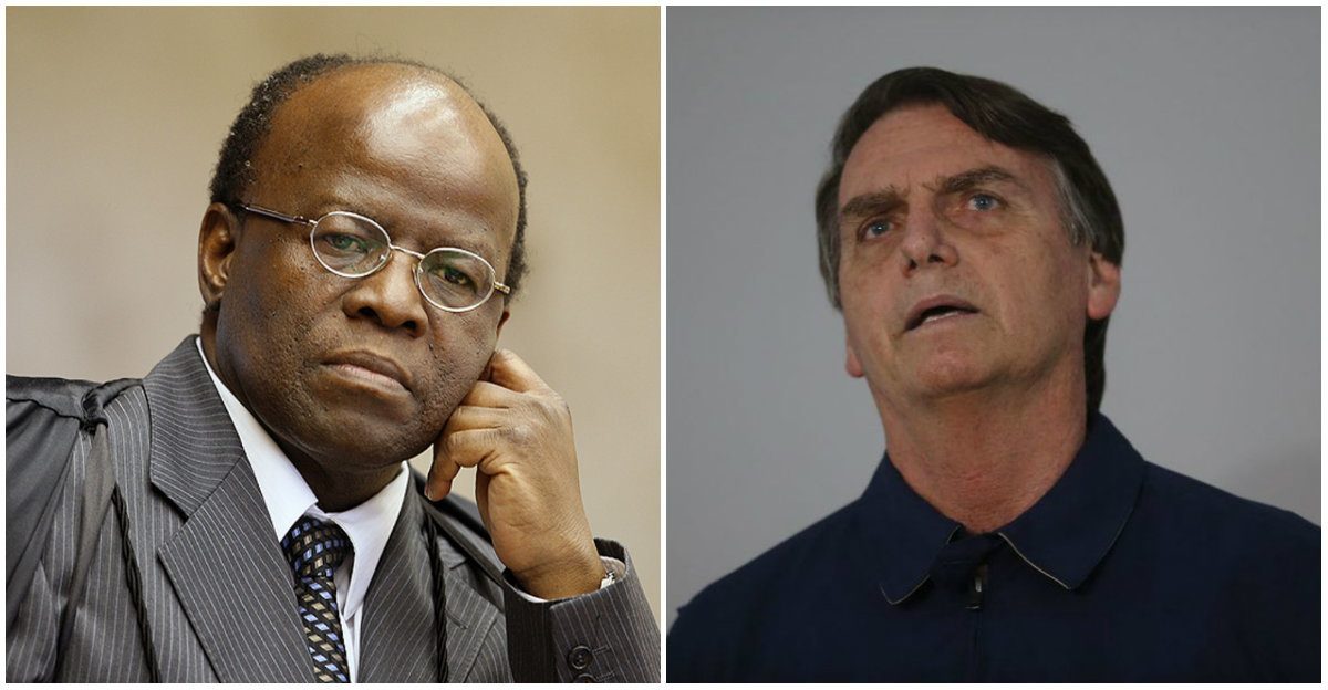 Joaquim Barbosa afirma que jamais votaria em Bolsonaro