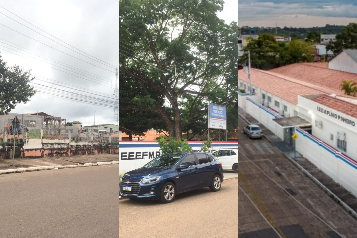 Obras do governo Helder Barbalho se arrastam em três escolas estaduais de Marabá