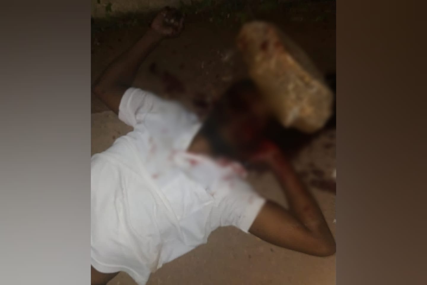 Homem tem cabeça esmagado com pedaço de concreto em Marabá