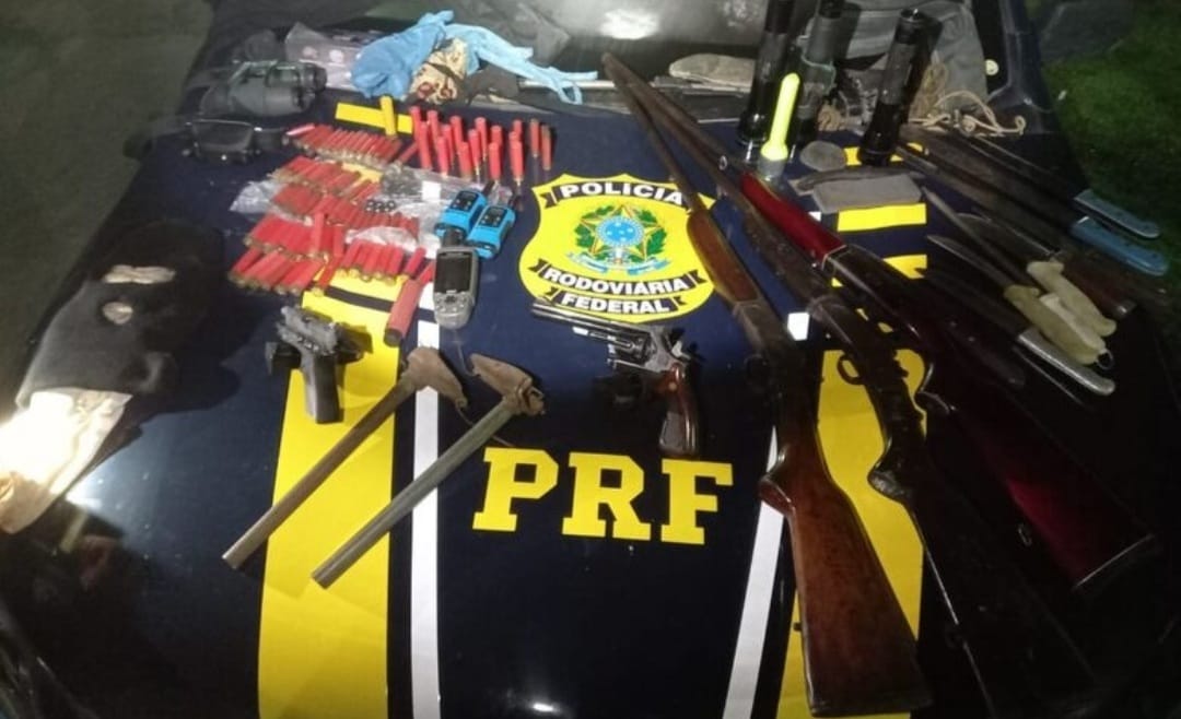 PRF apreende armas de fogo e munições no interior do Pará