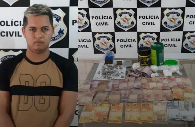 PC estoura ‘boca de fumo’ e prende traficante no nordeste do Pará