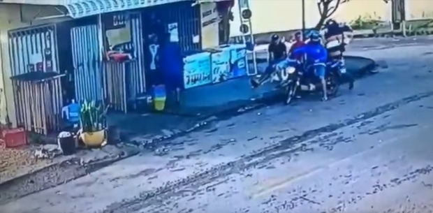 Câmera registra ação de criminosos em Parauapebas