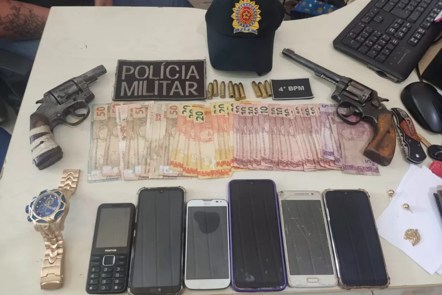 Trio é preso após assaltar residência e levar idosa como refém no sudeste do Pará