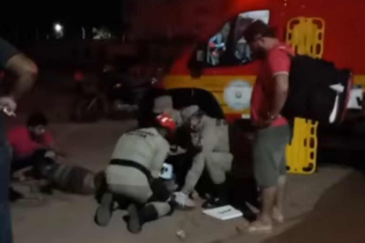 Motociclista fica ferido ao colidir com mureta de rotatória no Pará