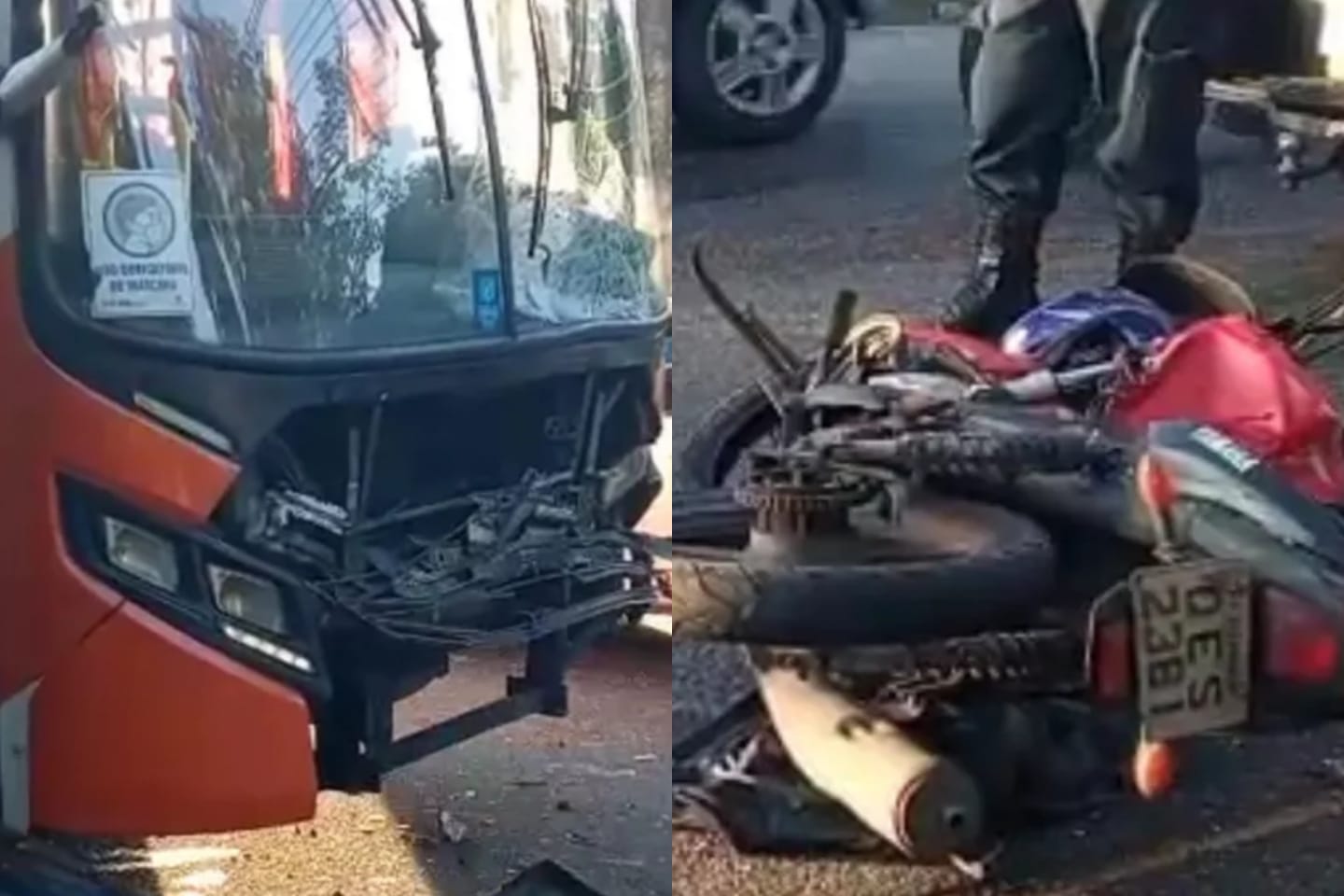 Motociclista morre ao colidir com ônibus no Pará
