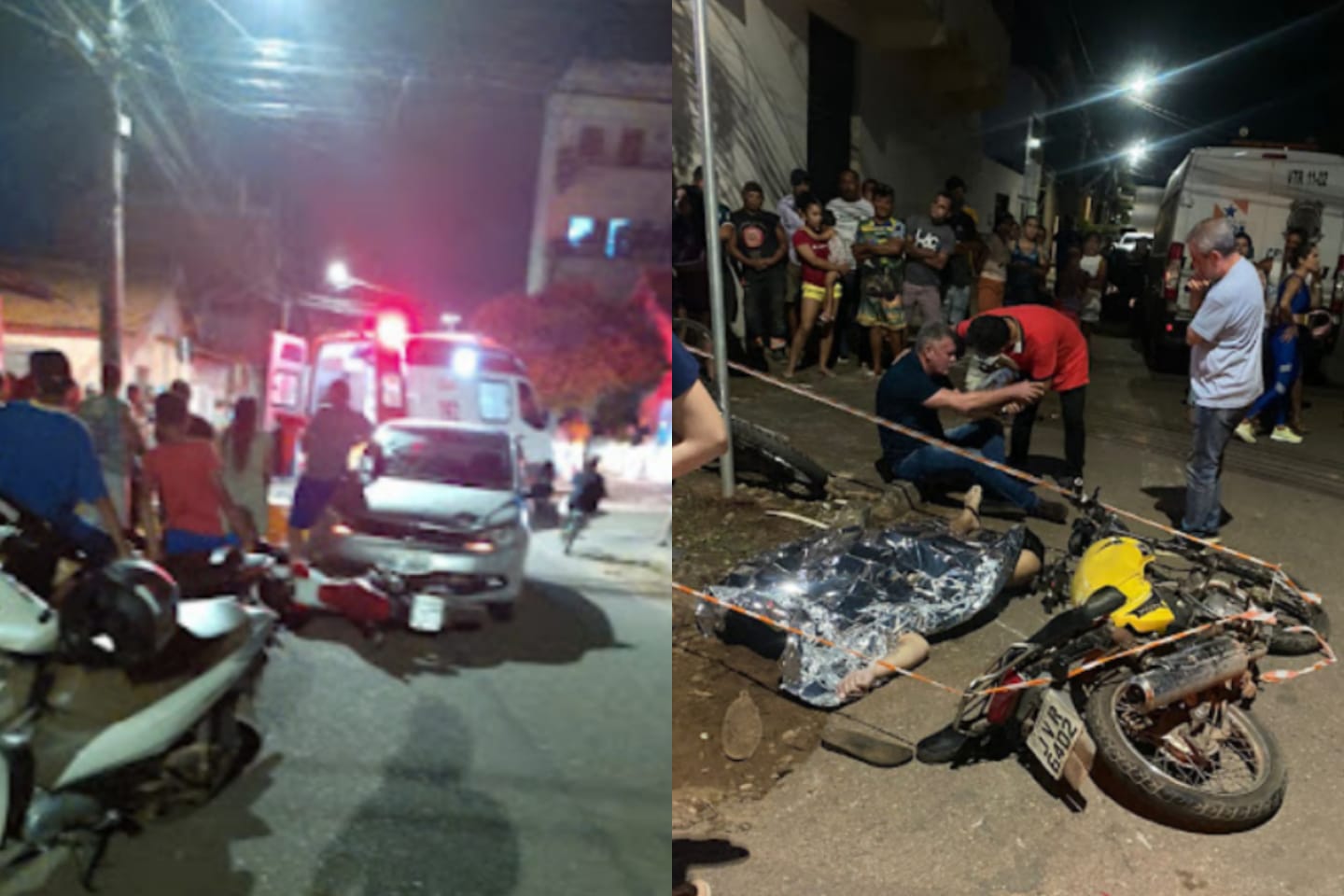 Acidentes entre motos deixam uma pessoa morta e outra ferida em Parauapebas