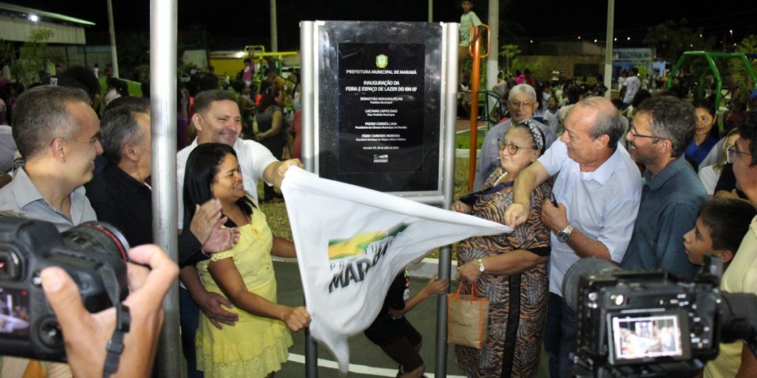 Marabá inaugura feira e praça no Km 7