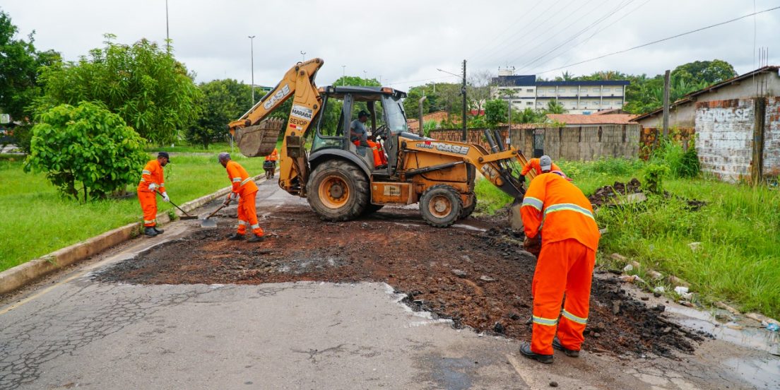 Marabá realiza operação tapa-buraco em vias públicas