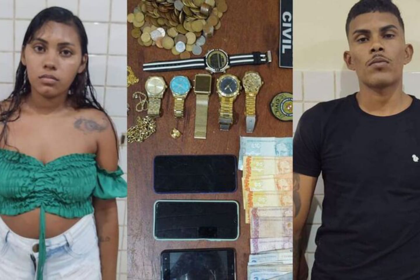 Casal é preso em flagrante por tráfico de drogas no interior do Pará