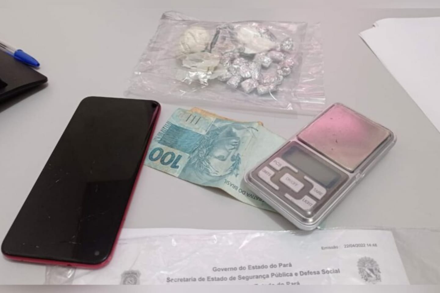 Suspeito de tráfico de drogas é preso em flagrante no Pará