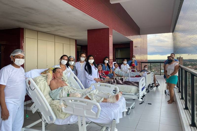 Raios solares são aliados na recuperação de pacientes no Pará