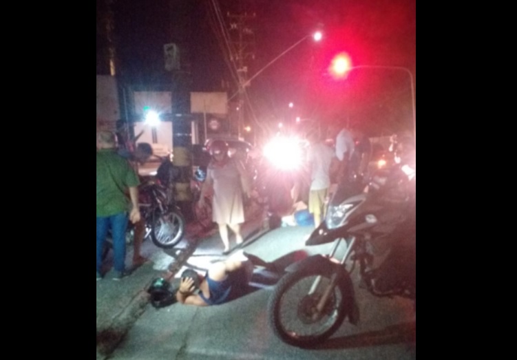 Motociclista quebra a perna em acidente no Pará