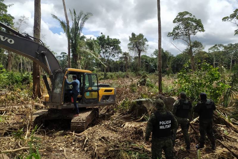 Operação mira áreas afetadas pelo desmatamento em Marabá
