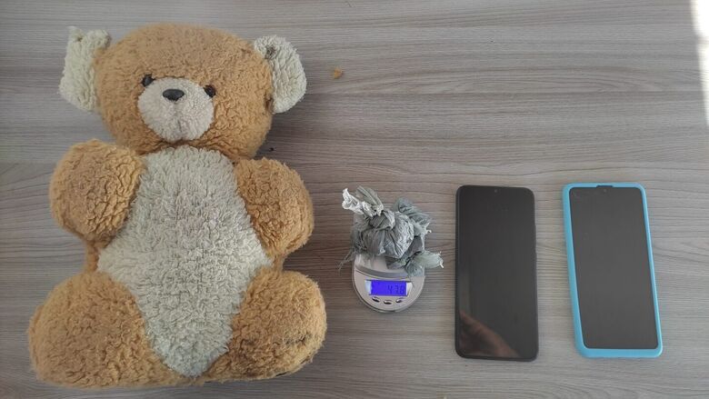 Homem é preso com drogas escondidas em urso de pelúcia no Pará