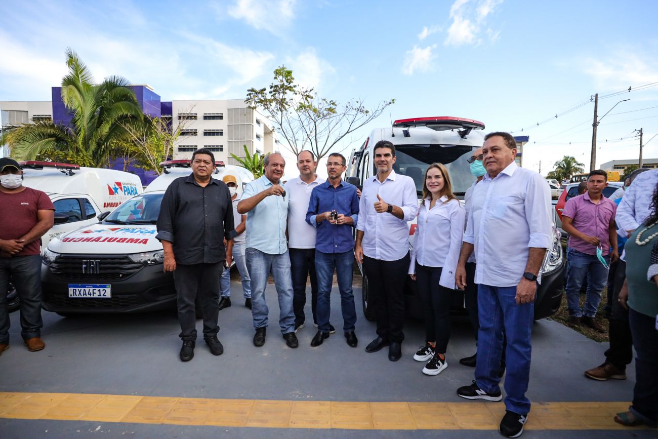 Marabá ganha mais três ambulâncias para atendimento de urgência