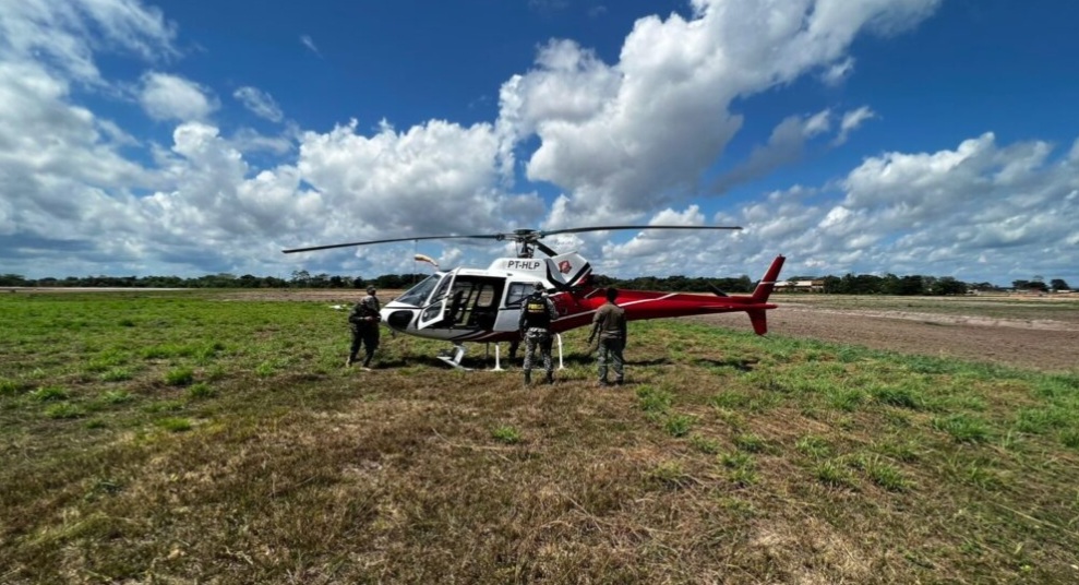 Helicóptero do Ibama faz pouso forçado com pane hidráulica em Itaituba