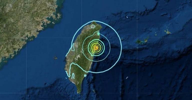 Taiwan registra tremor de magnitude 6,6, sem alerta de tsunami