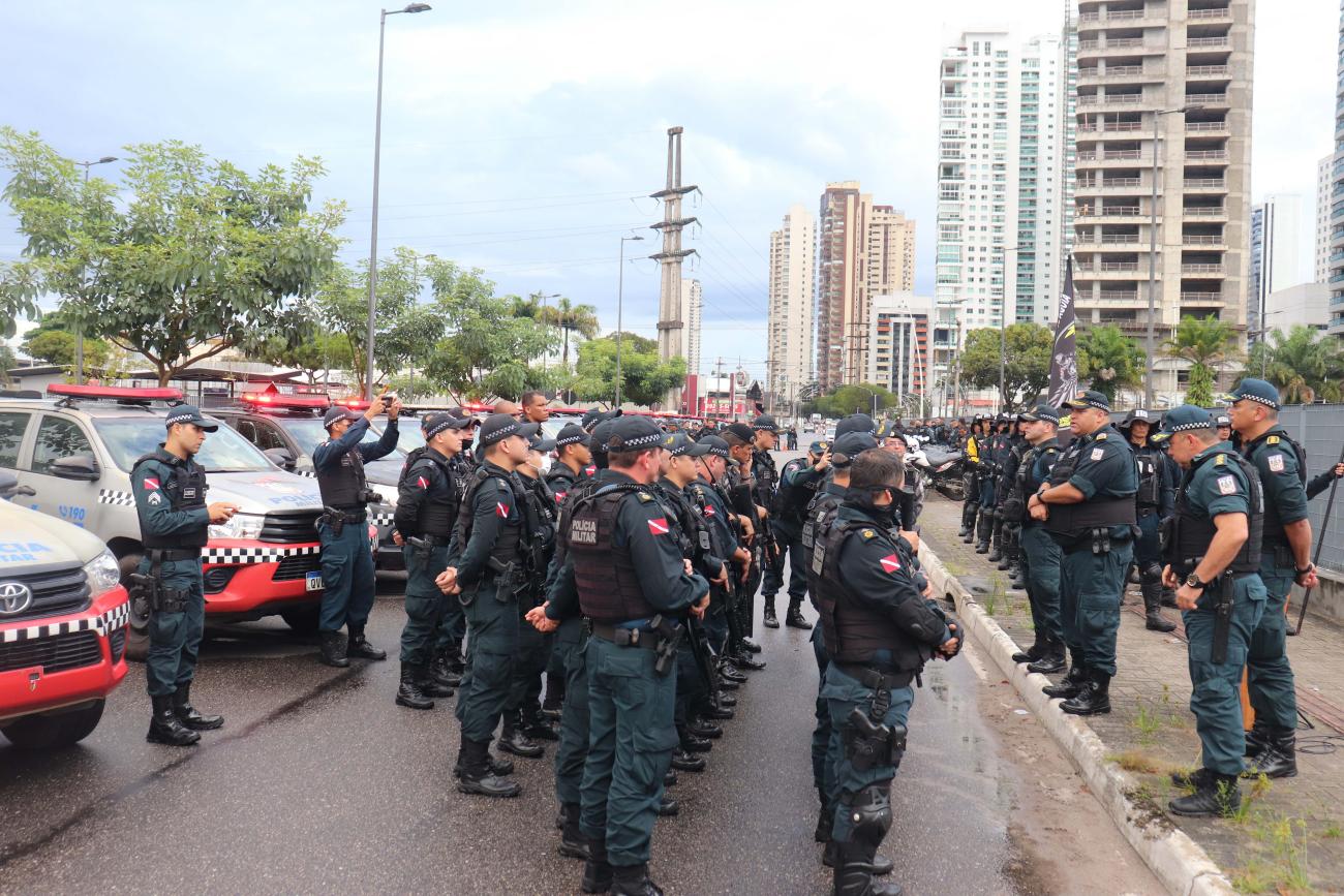 PM do Pará coloca mais de 1,3 mil viaturas nas ruas durante operação