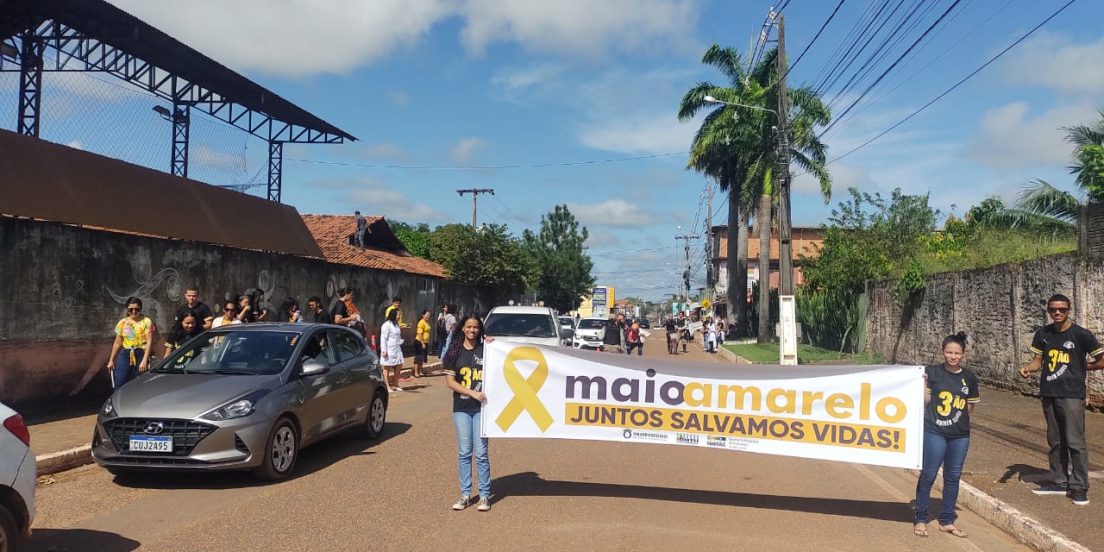 DMTU retoma ações da campanha Maio Amarelo em Marabá