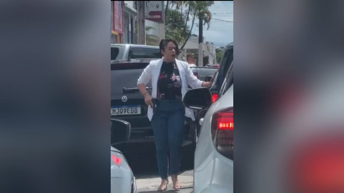 Mulher que ameaçou motorista com arma na cintura é identificada como major da PM do Pará