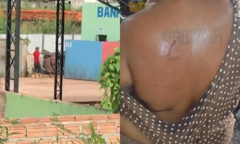 VÍDEO: Empresário agride catadora de latinhas com golpes de facão em Itaituba