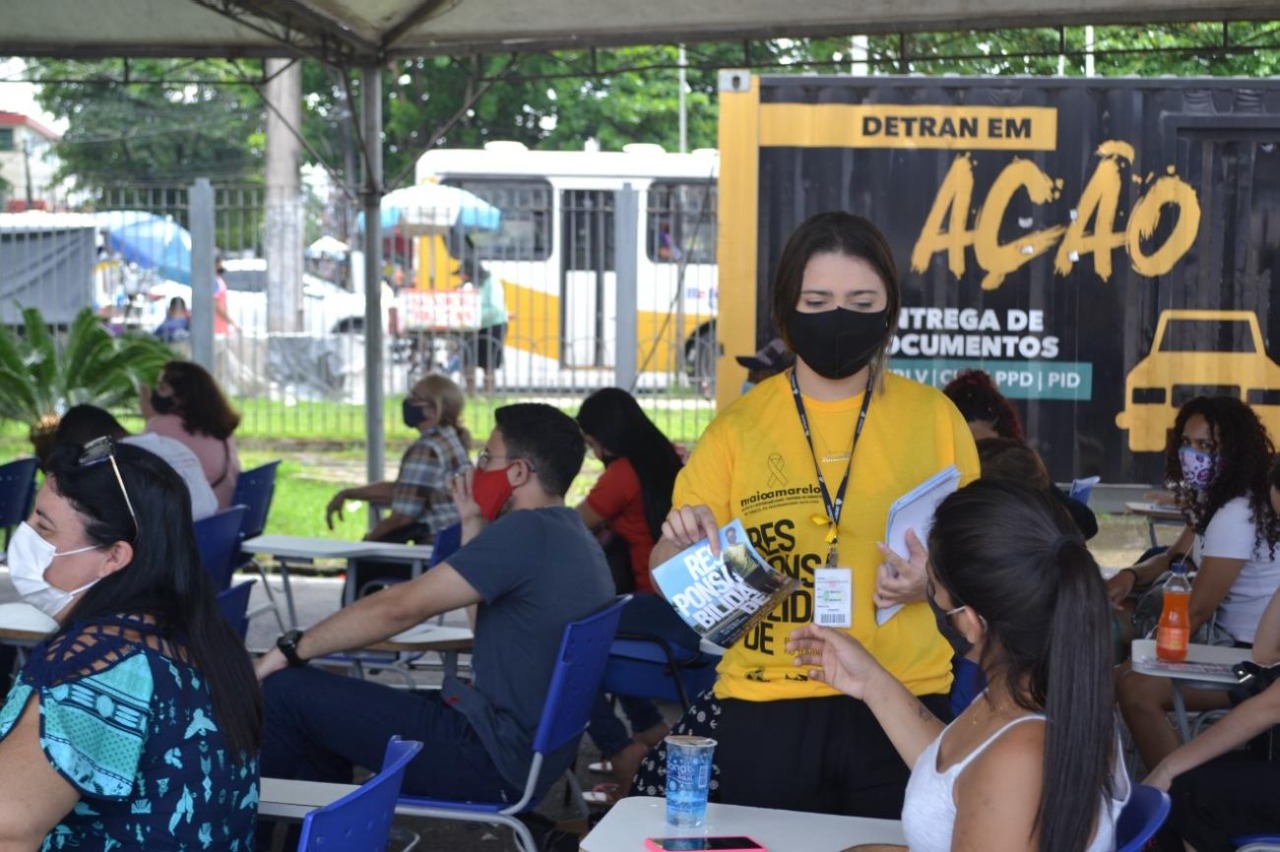 Detran-PA inicia ações da campanha ‘Maio Amarelo’