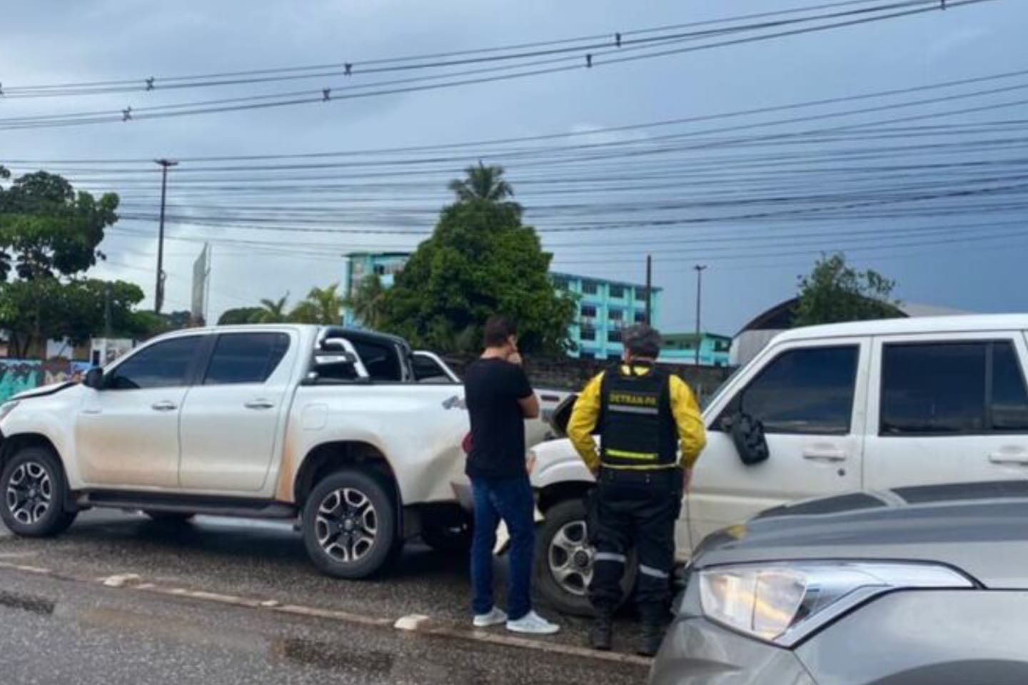 Colisão entre quatro veículos interdita rodovia no interior do Pará
