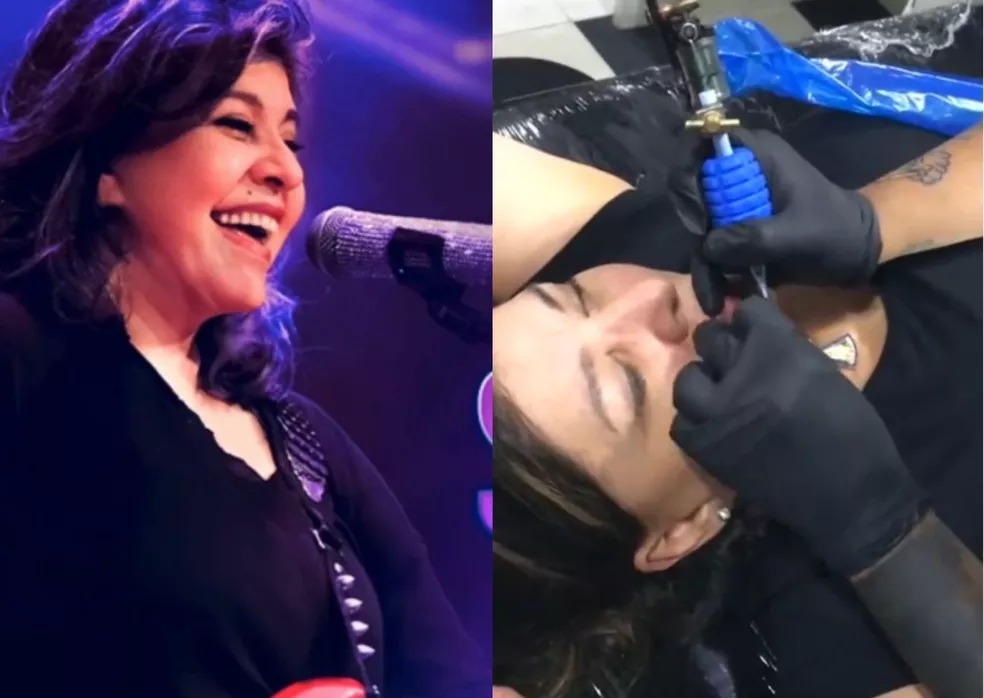 Roberta Miranda revela que famosa pinta no rosto é tatuagem