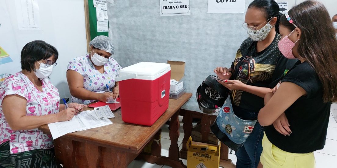 Unidades Básicas de Saúde de Marabá continuam vacinação contra covid-19