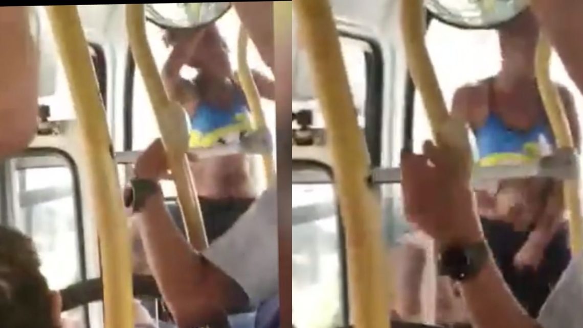 VÍDEO: Mulher invade ônibus armada com faca e ameaça passageiros no Pará