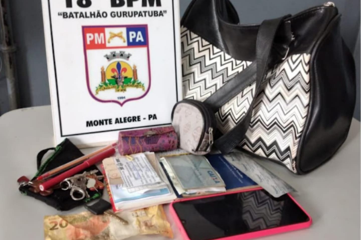 PM prende assaltante que atacou idosa e recupera objetos da vítima no Pará
