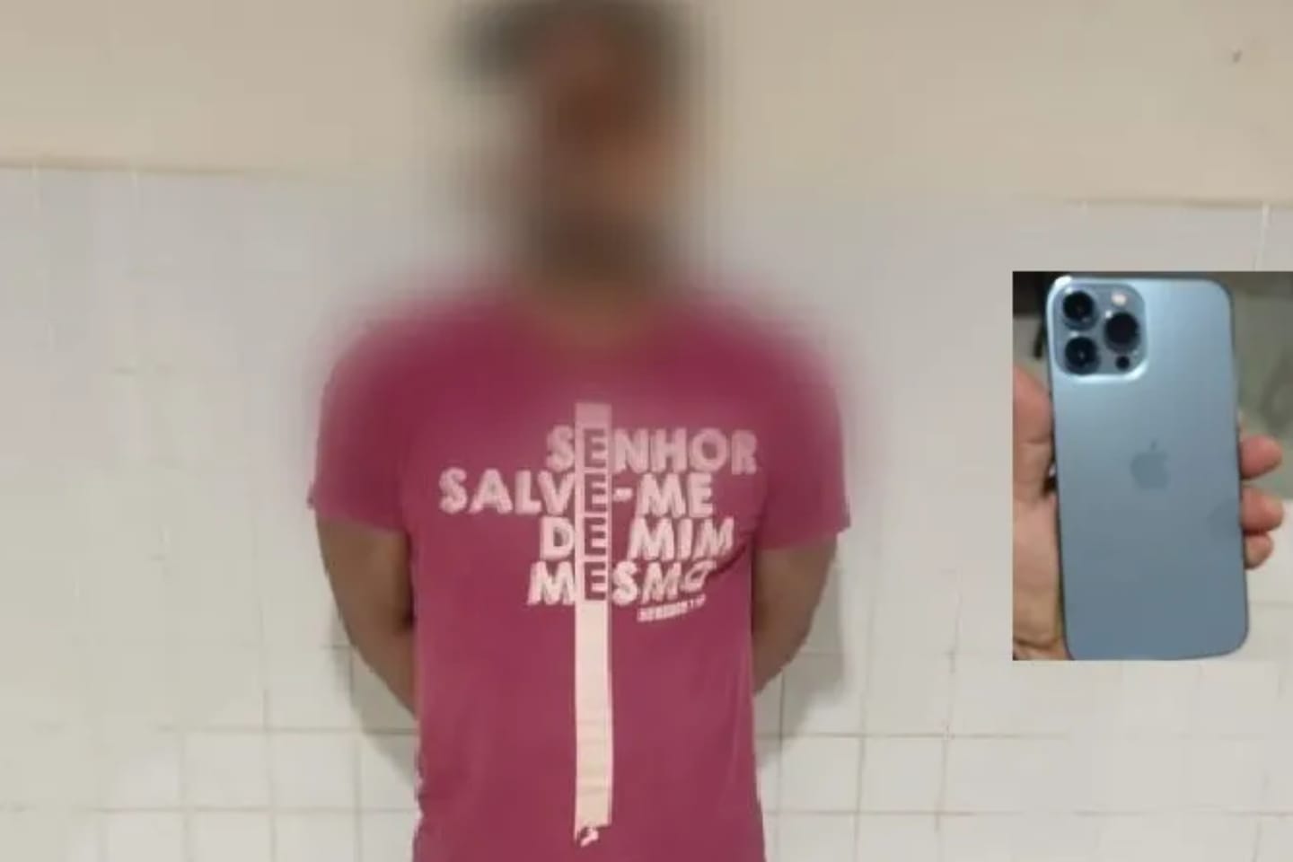 PM prende homem com iPhone furtado no sudoeste do Pará